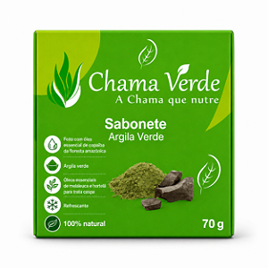 Sabonete de Argila Verde 100% Natural Artesanal