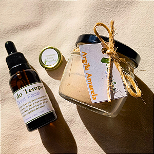 Kit Sérum Anti idade com Lip Balm e Argila