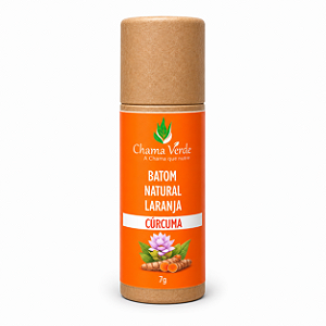 Batom Laranja Natural e Vegano