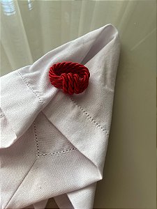 Anel de Guardanapo Corda Vermelho