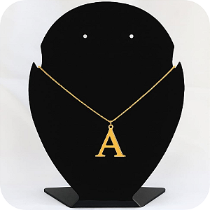 Colar de Letra A Simples