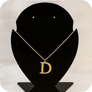 Colar de Letra D Simples