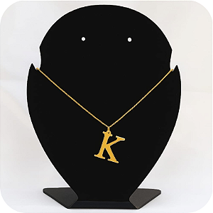 Colar de Letra K Simples