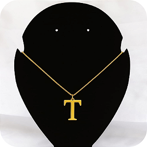 Colar de Letra T Simples