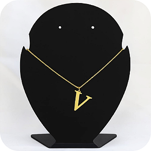 Colar de Letra V Simples