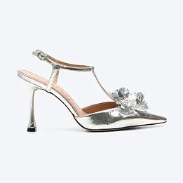 VIC SCARPIN FLOR PRATA