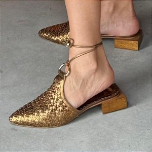MM Scarpin Olivia Bronze
