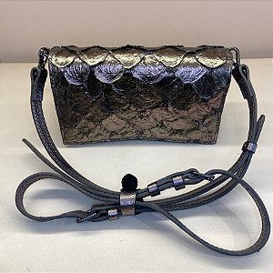 BOLSA MIA PIRARUCU PRATA VELHO