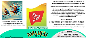 AVIVIRAL. ANTIVIRAL HOMEOPÁTICO PARA AVES