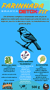Farinhada Detox-Fit. um alimento balanceado desenvolvido com função hepática protetora que auxilia na desintoxicação do organismo e ajuda no equilíbrio do Peso corporal. 500G