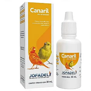 Canaril Tônico Recalcificante 30ml da Jofadel é um estimulante para pássaros