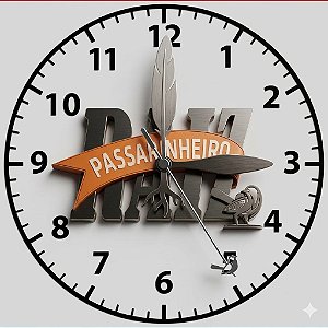 Relógio personalizado passarinheiro raiz traga o seu logotipo, foto, pássaro ou frase e criamos um relógio especial personalizado para você. Modelo redondo