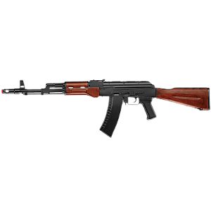 AIRSOFT ICS AEG MAR FIXED STOCK RIFLE WOOD