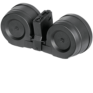 A&K MAGAZINE 2000R DRUM DUAL AMMO BOX FOR M4
