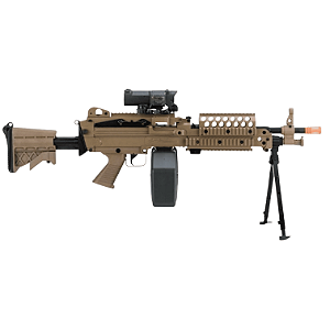FN HERSTAL A&K CYBERGUN AEG M249 MINIMI MK46 SAW