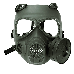 TMC MASK FULL FACE GAS DUMMY FACE PROTECTION OD GREEN