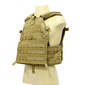 COLETE ADJUSTABLE MOLLE PLATE CARRIER 1000D COMBAT LBT TAN WOSPORT