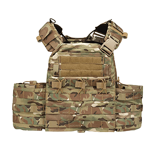 COLETE CPC MOLLE PLATE CARRIER 1000D COMBAT MULTICAM WOSPORT