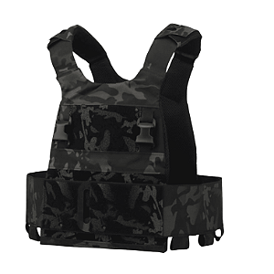 COLETE FCPC MINIMALISTIC MULTI-MISSION PLATE CARRIER BLACK MULTICAM WOSPORT