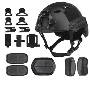 CAPACETE  HELMET FAST SANDBLASTED VERSION GRANDE BLACK