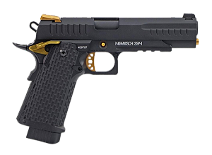 NOVRITSCH GBB SSP1 BLOWBACK AIRSOFT PISTOL BLACK COMBO