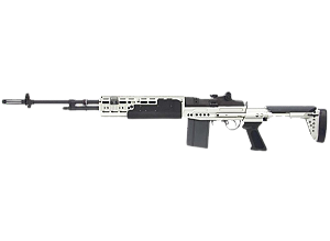 G&G AEG GR14 EBR Long Sniper Silver Airsoft