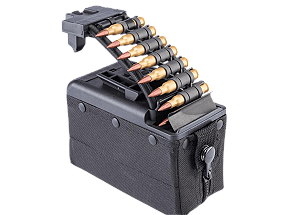 A&K MAGAZINE 2000R DRUM MINI FOR MK46 BLACK