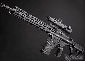 DANIEL DEFENSE EMG CYMA AEG DD5 V3 15" RAIL WITH PLATINUM GEARBOX & KRESTEL VER. 2 MOSFET AIRSOFT RIFLE BLACK *pré-venda*
