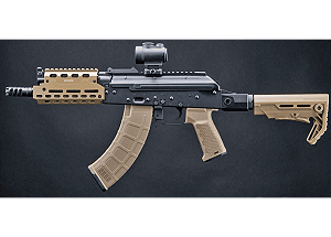 STRIKE INDUSTRIES CYMA AEG AK74 TRAX CQB STAMPED STEEL WITH BUFFER STOCK