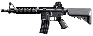 A&K AEG M4 PTW MK18 MOD0 AIRSOFT RIFLE BLACK