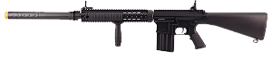 A&K AEG SR25 DMR AIRSOFT RIFLE BLACK