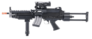 FN HERSTAL A&K AEG M249K SUPORTE SAW MACHINE GUN
