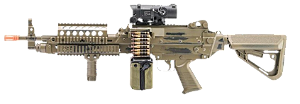 FN HERSTAL A&K CYBERGUN AEG MK46 MOD.1 SAW MACHINE GUN