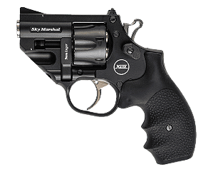 KORTH ARES CO2 SKY MARCH AIRSOFT REVOLVER BLACK