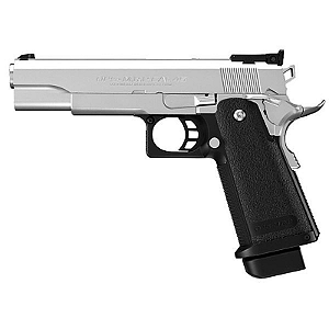 TOKYO MARUI GBB HI-CAPA 5.1 STAINLESS BLOWBACK AIRSOFT PISTOL SILVER