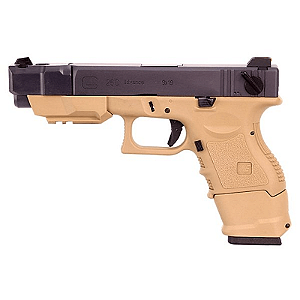 WE GBB G26 ADVANCED BLOWBACK AIRSOFT PISTOL BLACK & TAN