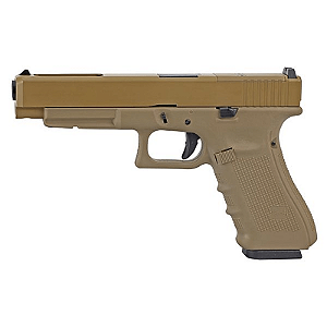 WE GBB G34 GEN4 MOS BLOWBACK AIRSOFT PISTOL TAN