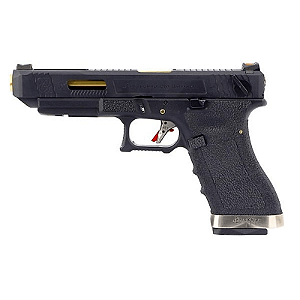 WE GBB G35 T01 BLOWBACK AIRSOFT PISTOL BLACK
