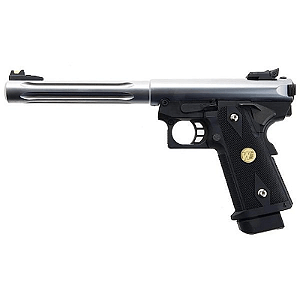 WE GBB GALAXY HI-CAPA SERIES PREMIUM L SLIDE K BLOWBACK AIRSOFT PISTOL SILVER