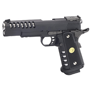 WE GBB HI-CAPA 5.1 K-VER H015 BLOWBACK AIRSOFT PISTOL BLACK