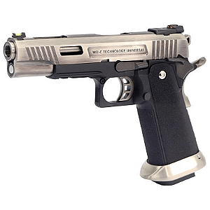 WE GBB HI-CAPA 5.1 T-REX FULL-AUTO BLOWBACK AIRSOFT PISTOL SILVER