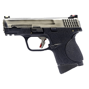 WE GBB BIRD T7A BB07WET-5 BLOWBACK AIRSOFT PISTOL SILVER / BLACK