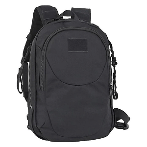 WOSPORT BACKPACK AND COLETE TACTICAL VEST DUAL PURPOSE BLACK