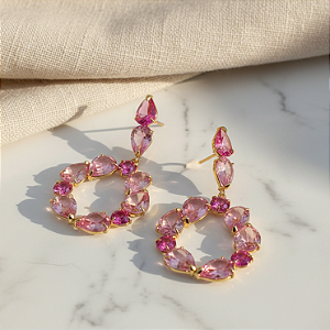 Brinco Ouro 18k Soft Pink