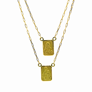 Escapulário Ouro Amarelo 18k