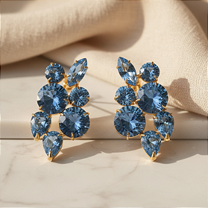 Brinco Ouro 18k Mistério do Mar