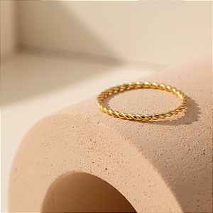 Anel Entre Laços Ouro 18k