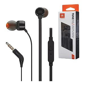 Fone de ouvido in-ear JBL Tune 110 black