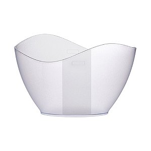 Champanheira Oval Texturizada para 3 Garrafas Transparente - Boccati