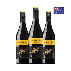 Combo 03 Vinhos Yellow Tail Shiraz Tinto - Austrália 750ml